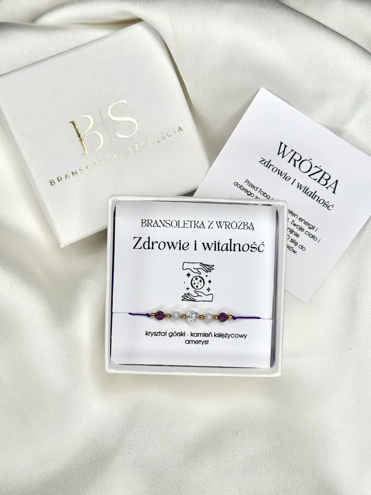 Bransoletka z Wróżbą Zdrowie i Witalność