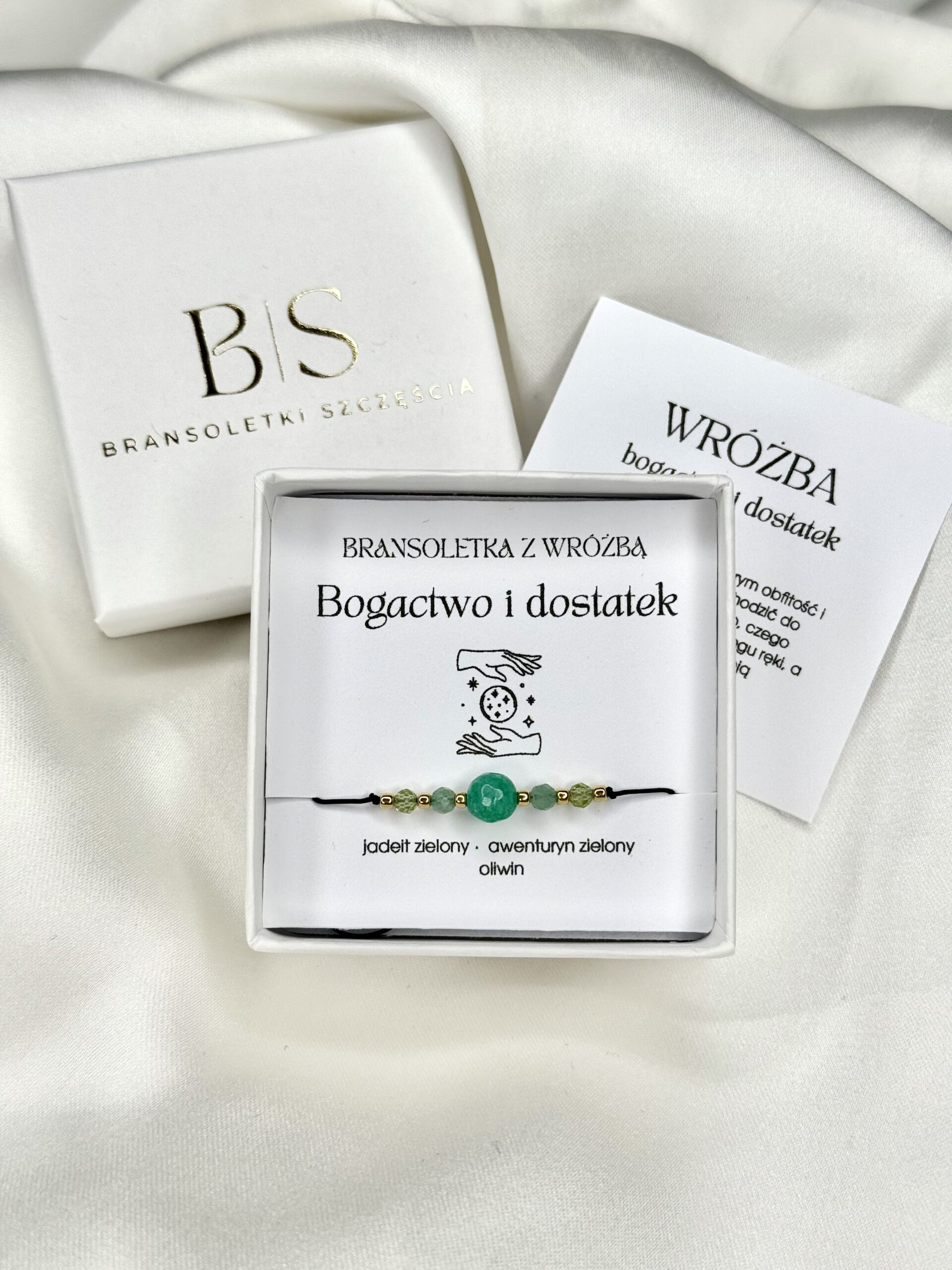 Bransoletka z wróżbą bogactwo i dostatek