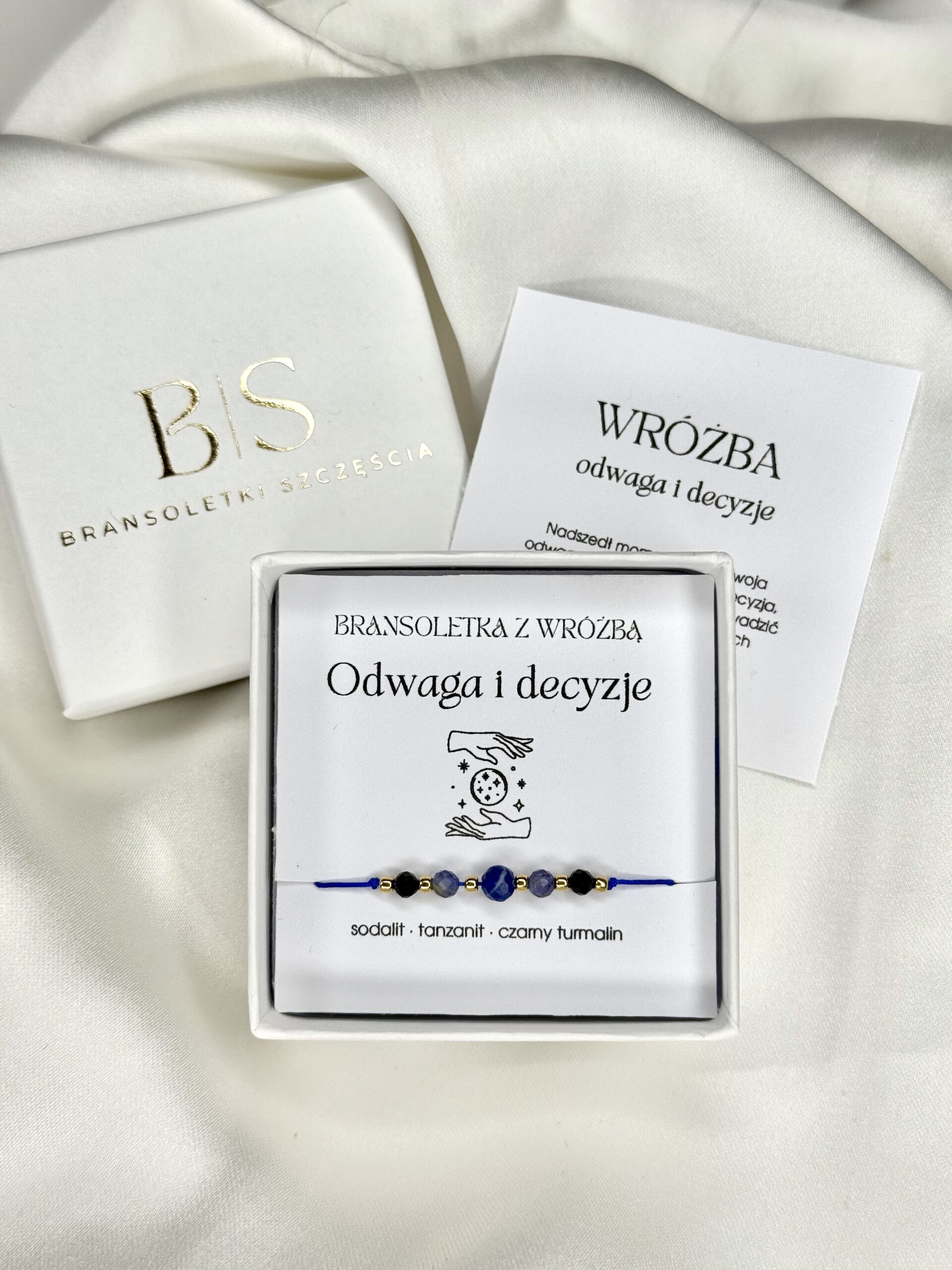 Bransoletka z wróżbą odwaga i decyzje