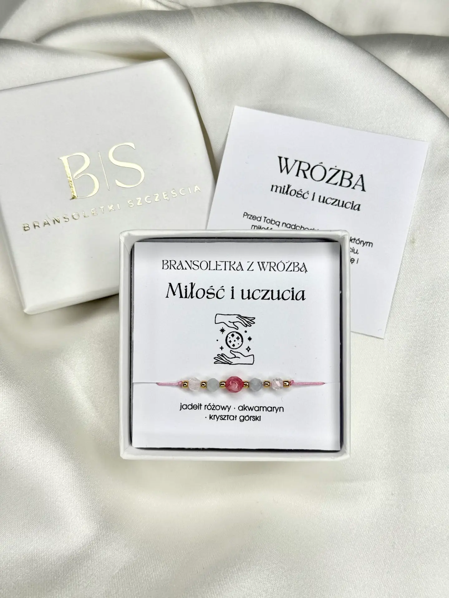 Bransoletka z wróżbą miłość i uczucia