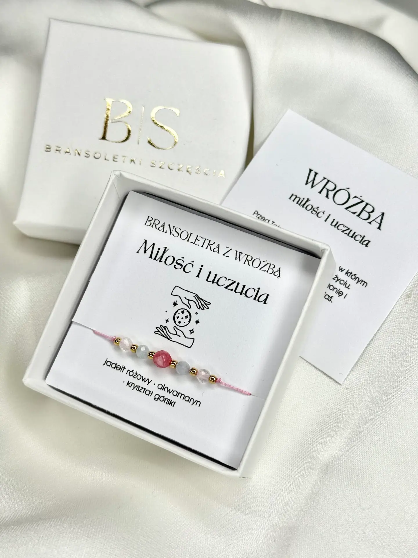 Bransoletka z wróżbą na miłość i uczucia
