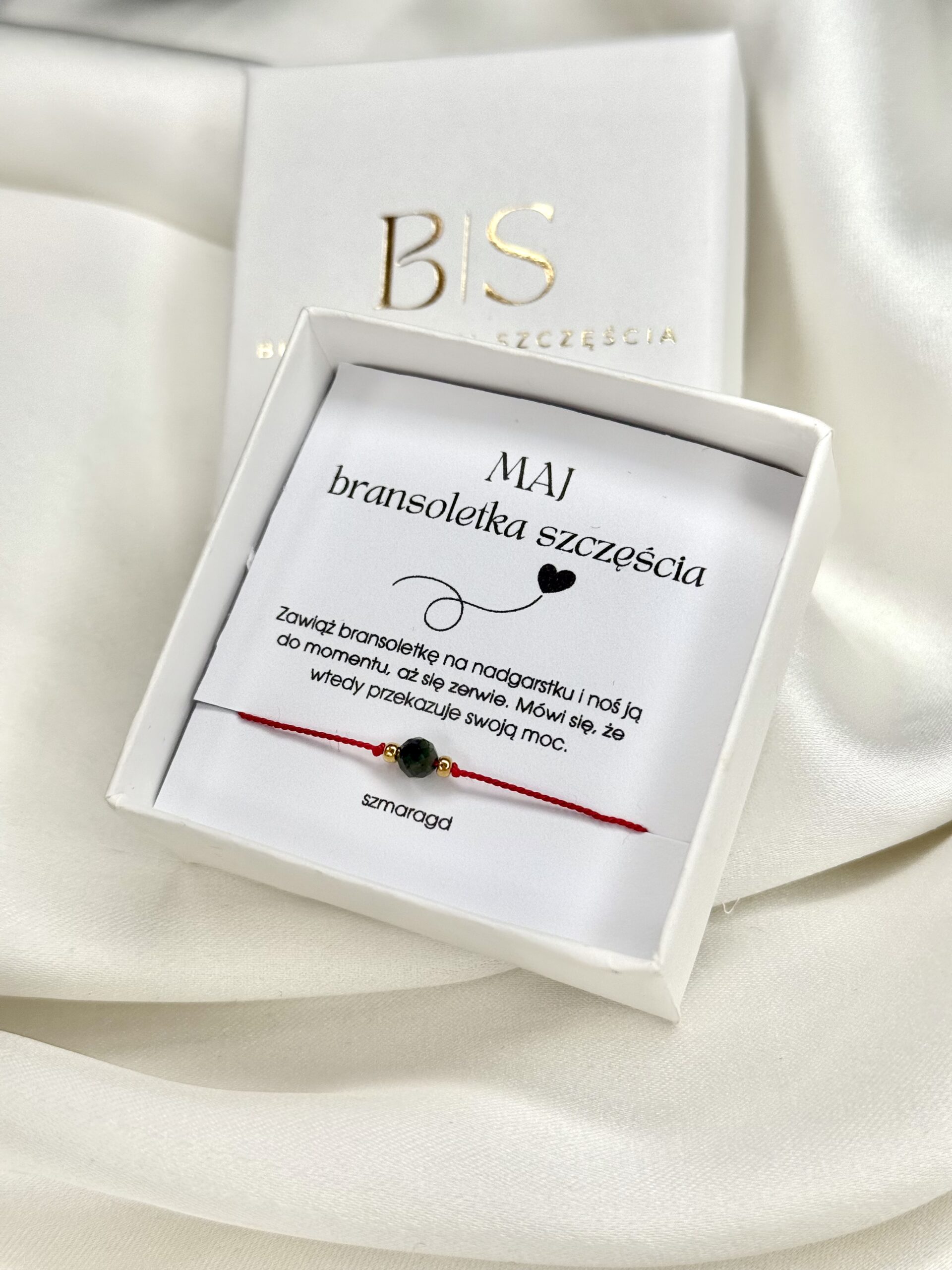 Bransoletka Szmaragd Na Szczęście Maj