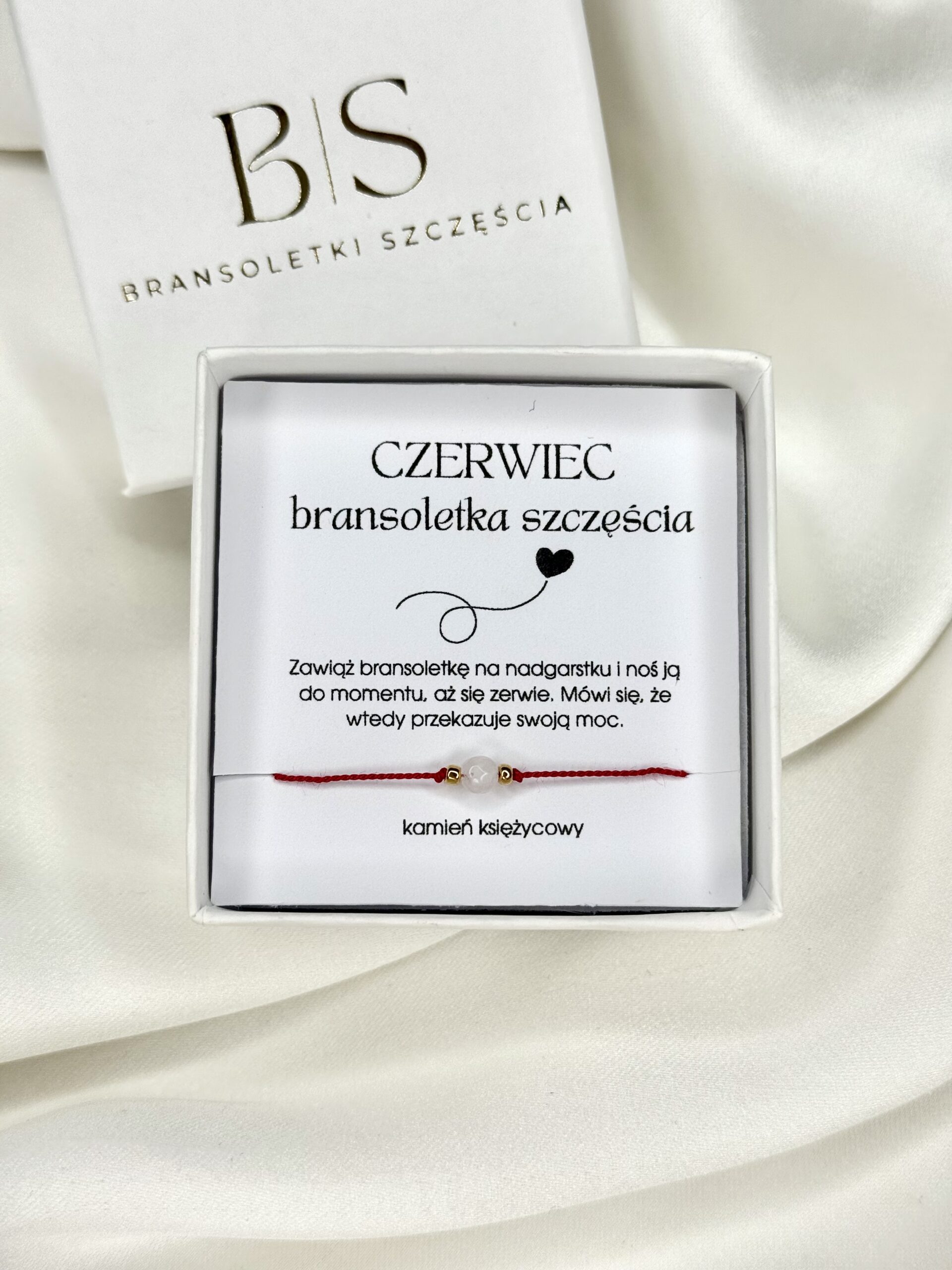 Bransoletka Kamień Księżycowy Na Szczęście Czerwiec