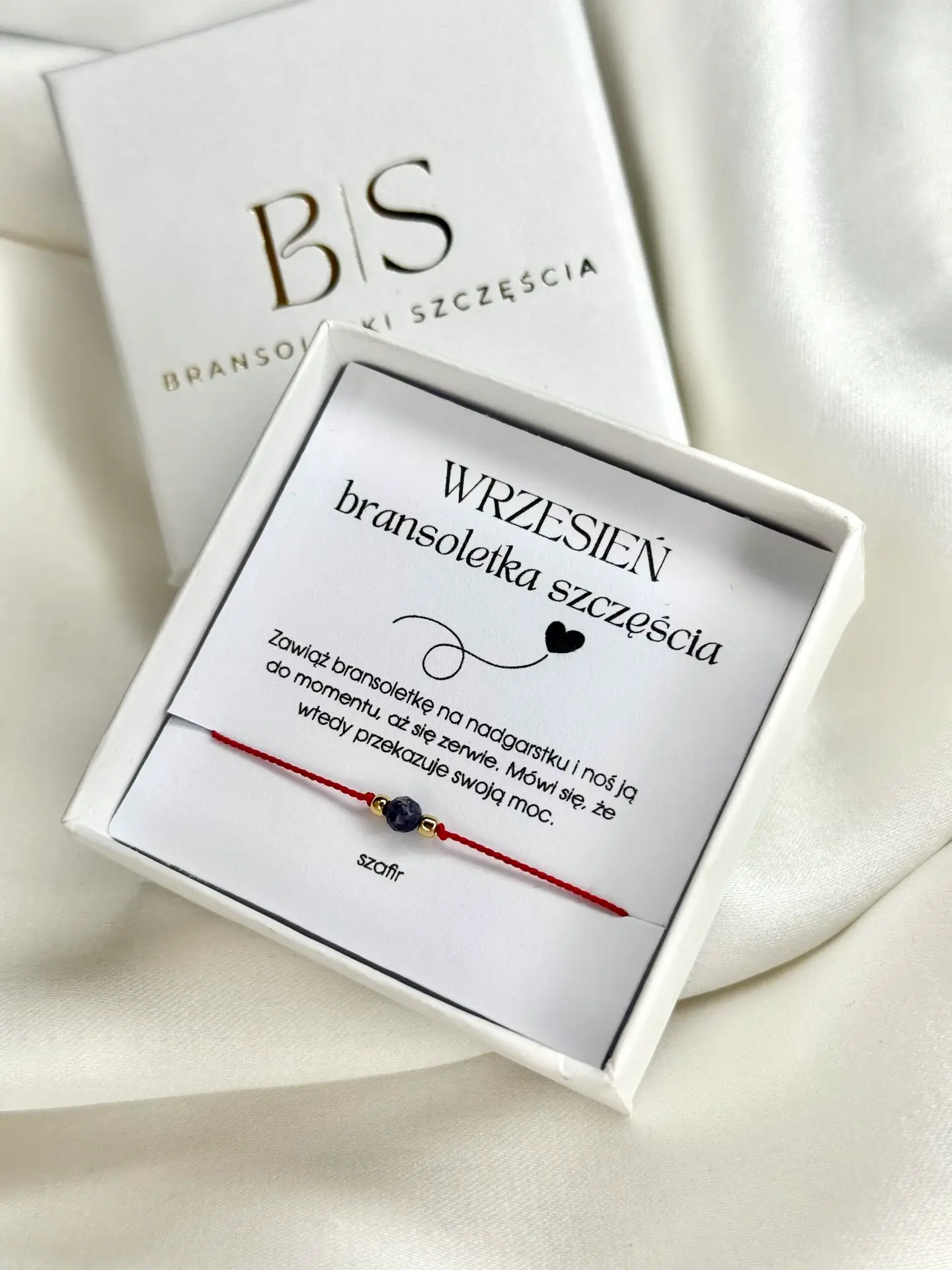 Bransoletka Szafir Na Szczęście — Wrzesień