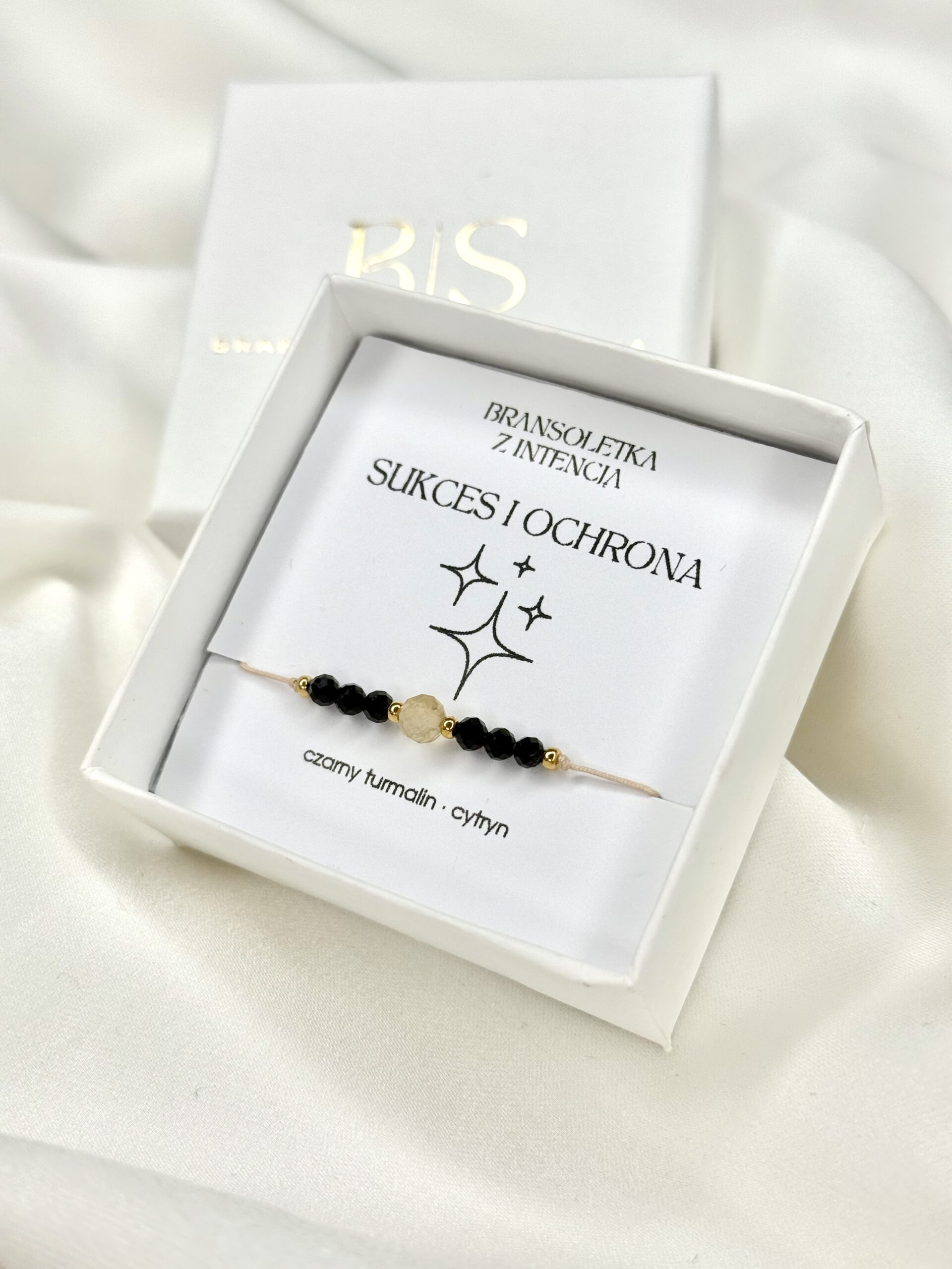 bransoletka z cytrynem na sukces i ochronę