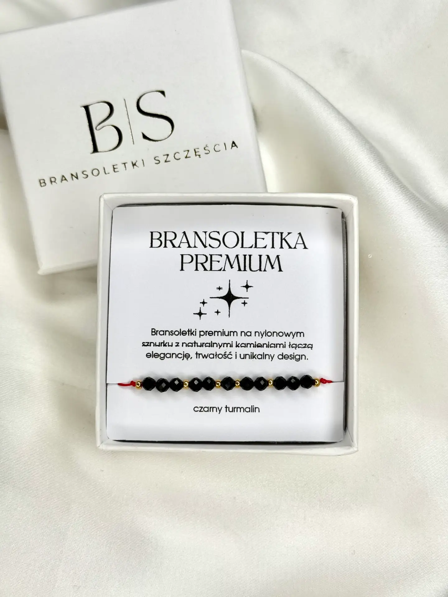 Bransoletka z czarnym turmalinem — widok 2