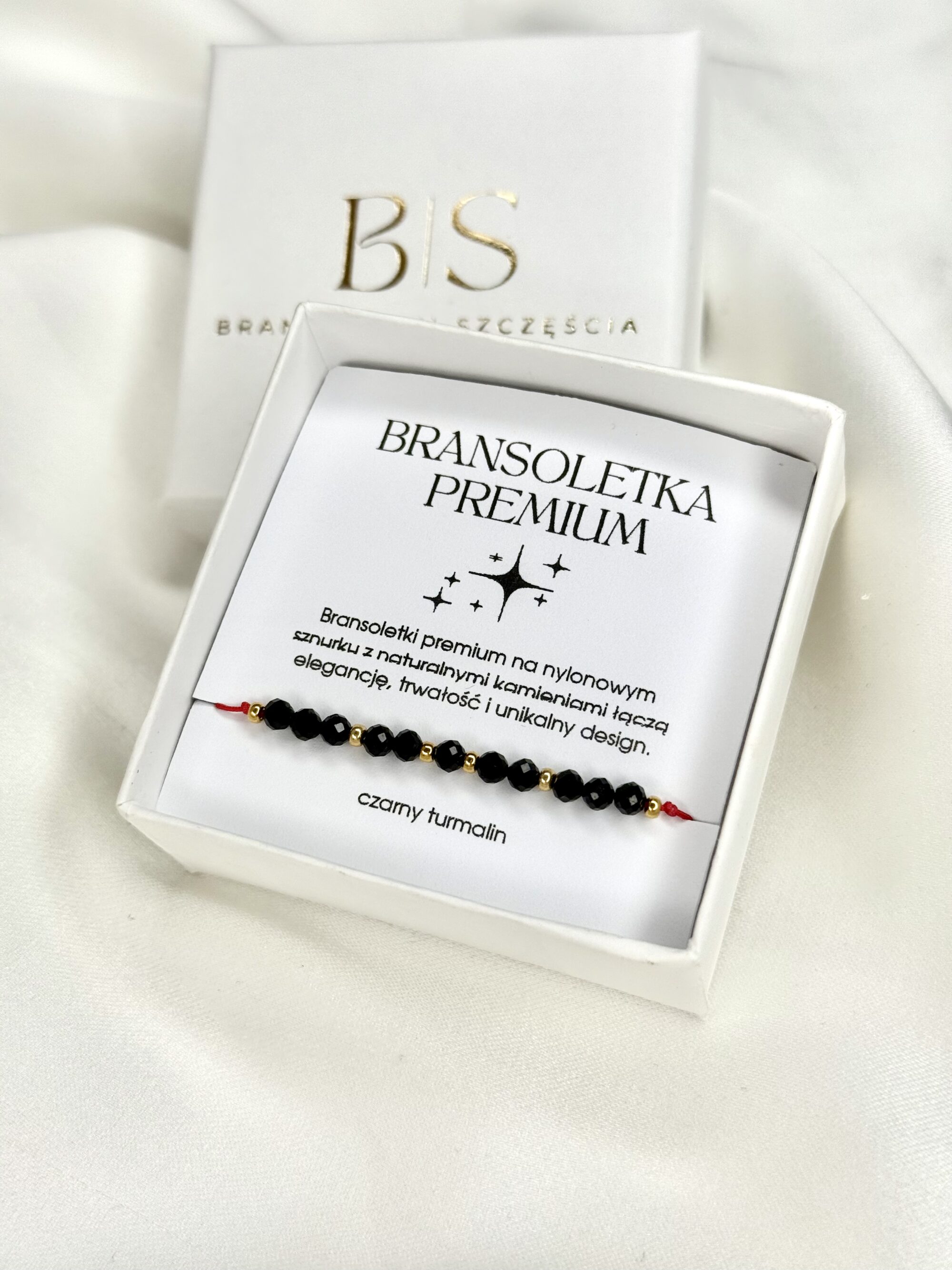 Bransoletka z Czarnym Turmalinem na ochrone