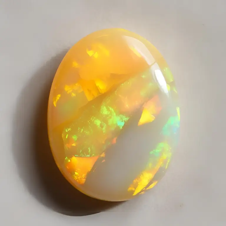 Opal żółty